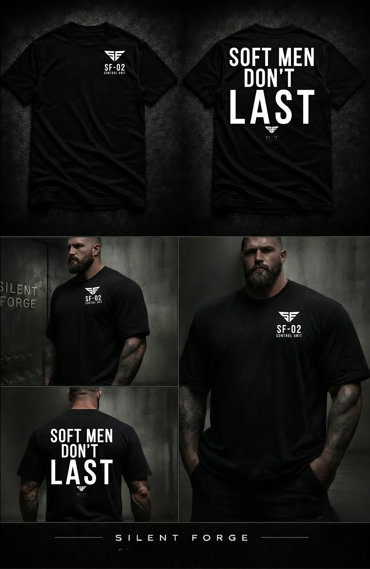 SOFT MEN DON'T LAST TEE - Drop 002